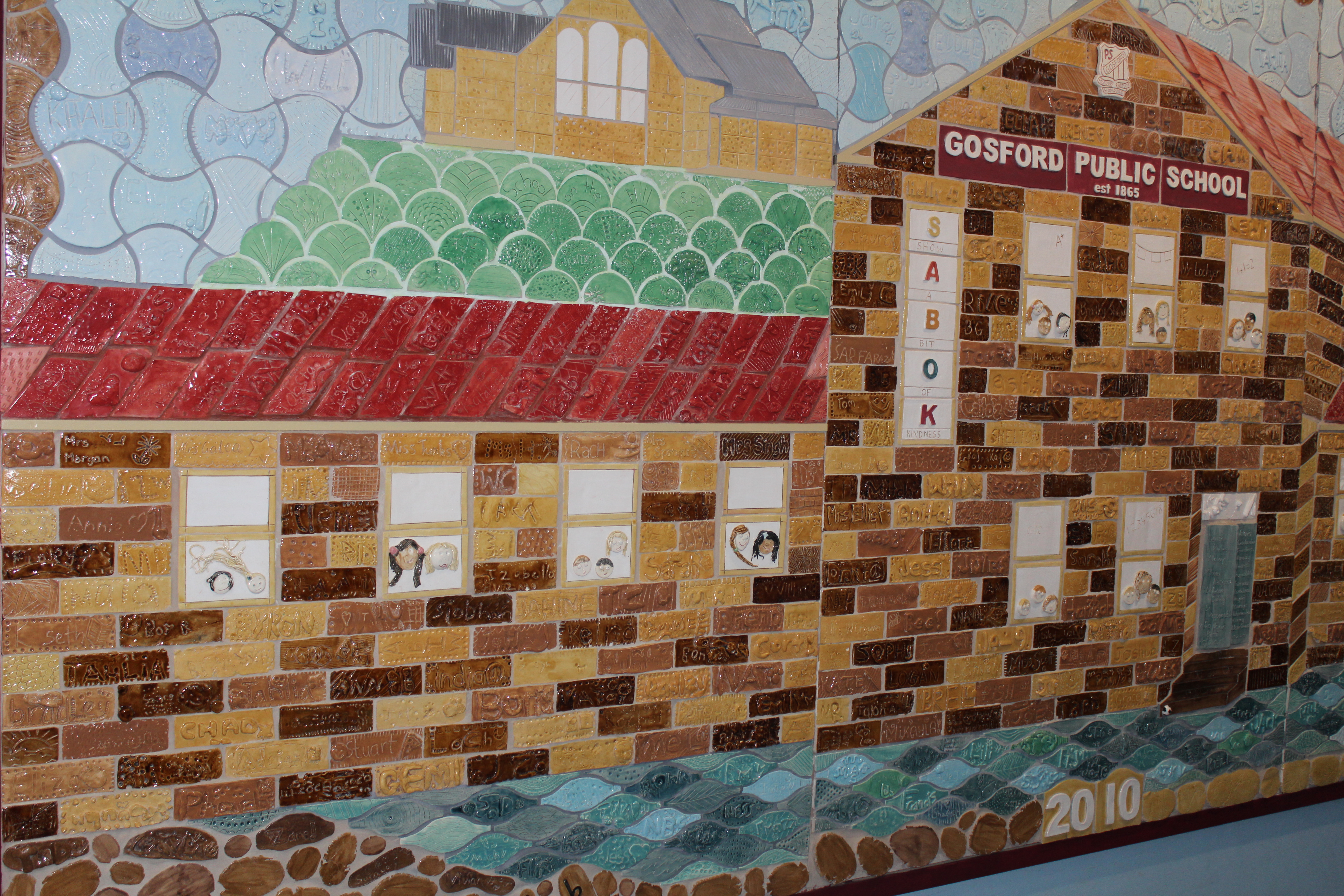 Gosford Public School Tile Artwork